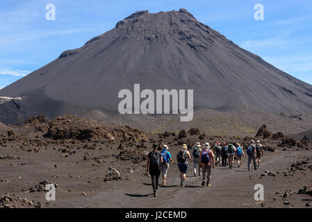 Capo Verde, Fogo, Santa Catarina, escursione al vulcano Fogo Foto Stock