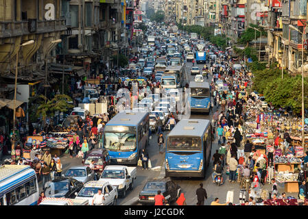 L'Egitto, al Cairo il governatorato, Cairo, Scene di strada Foto Stock