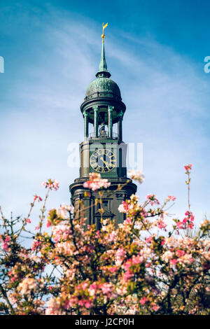 Chiesa di St. Michael a Amburgo, Germania Foto Stock