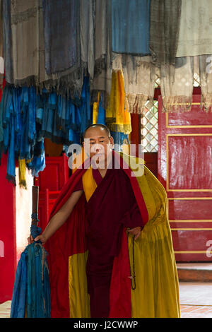 Monastero Gandan, Mongolia la più grande monastero di funzionamento, Mongolia, d Ulaanbaatar Foto Stock