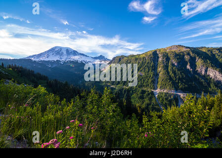 Mt. Rainier nello Stato di Washington Foto Stock