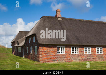 Danimarca, nello Jutland, Danese Riviera, Hvide Sande, tradizionale agriturismo Foto Stock