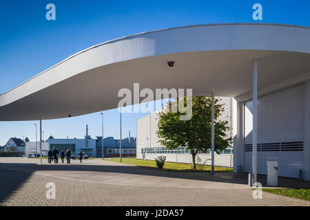 Germania, Baden-Wurttemburg, Weil am Reno, Vitra Design architettonico Campus, Edificio di fabbrica, Frank Gehry, 1989, esterna Foto Stock