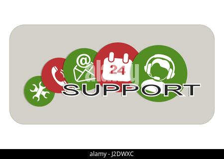 Supporto Illustrazione Vettoriale