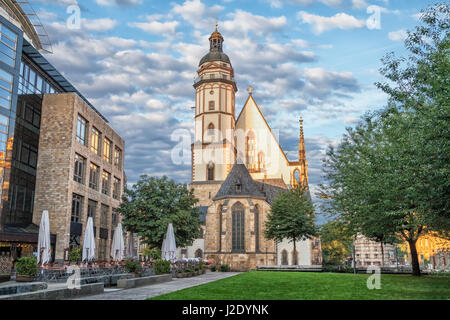 Chiesa San Tommaso di Lipsia, in Sassonia, Germania Foto Stock