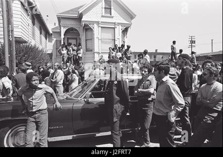 Berkeley nelle rivolte degli anni '60 Foto Stock