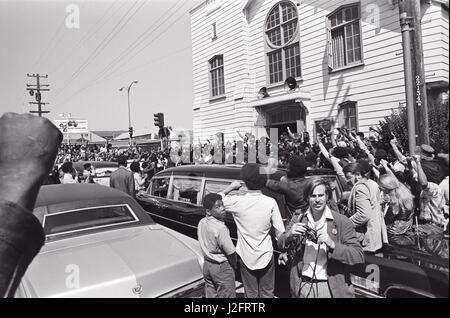 Berkeley nelle rivolte degli anni '60 Foto Stock