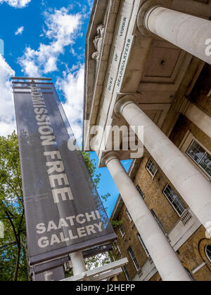 La Saatchi Gallery di Londra, Regno Unito. Foto Stock