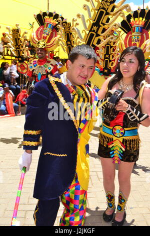 Il carnevale di Cajamarca. Dipartimento di Cajamarca .PERÙ Foto Stock