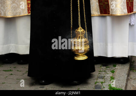 religione cattolica, preghiera, rito, confessione, processione, fede, fedele, confessione di fede, Foto Stock