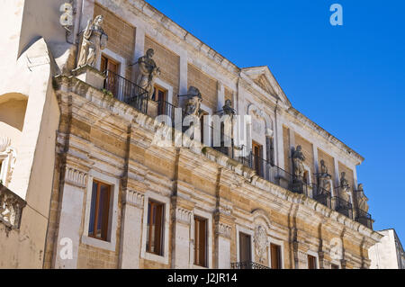 Palazzo del Seminario. Brindisi. La Puglia. L'Italia. Foto Stock