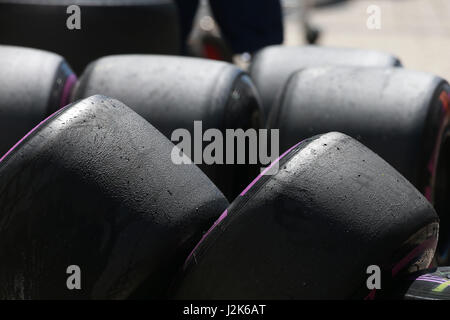 Sotschi, Russia. 29 apr, 2017. Motorsports: FIA Formula One World Championship 2017, il Grand Prix di Russia 29.04.2017. | Utilizzo di credito in tutto il mondo: dpa/Alamy Live News Foto Stock