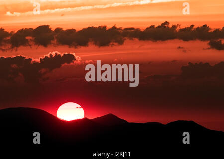 Alba sul Blue Ridge Parkway vicino a Asheville, North Carolina, STATI UNITI D'AMERICA Foto Stock