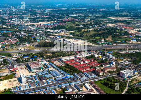 Industrial Estate industria pesante e produttore di storage canters di distribuzione Foto Stock