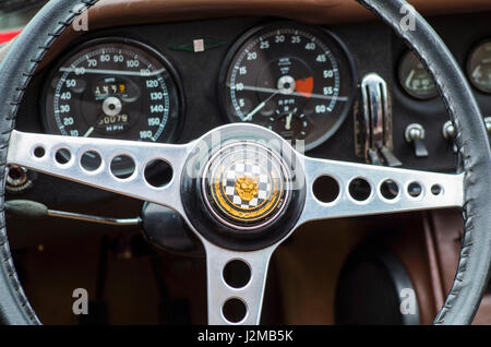 Stati Uniti d'America, Massachusetts, Beverly Farms, auto d'epoca, dagli anni sessanta Jaguar Foto Stock