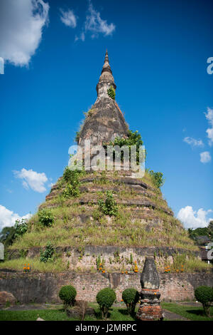 Il Nam Phu o che Dam Stupa nella città di Vientiane in Laos in southeastasia. Foto Stock