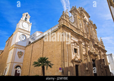 Basilica Cattedrale di Sant'Agata. Gallipoli. La Puglia. L'Italia. Foto Stock