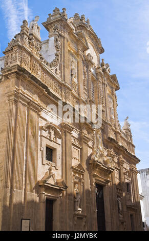 Basilica Cattedrale di Sant'Agata. Gallipoli. La Puglia. L'Italia. Foto Stock