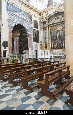 Basilica Cattedrale di Sant'Agata. Gallipoli. La Puglia. L'Italia. Foto Stock