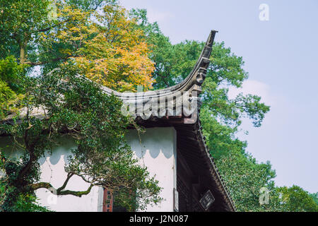 Hangzhou, Cina, 2016, Street View. Città, strade, il lago e la natura. Si tratta di una foto di viaggio, quando ho a piedi intorno a città. Foto Stock