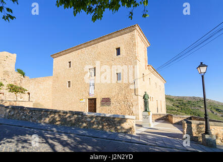 Archivo Historico Provincial, originariamente un castello e una volta utilizzata come prigione, Cuenca, Castilla La Mancha, in Spagna Foto Stock