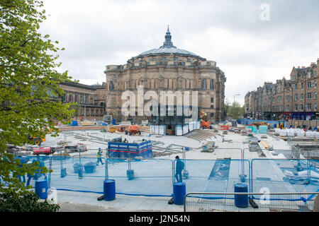 Foto: Bristo Square, McEwan Hall ristrutturato Foto Stock