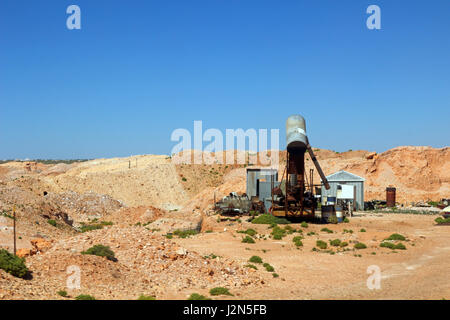 opal mine a coober pedy Foto Stock