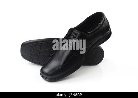 Indian realizzato Scarpe Uomo isolato su bianco Foto Stock