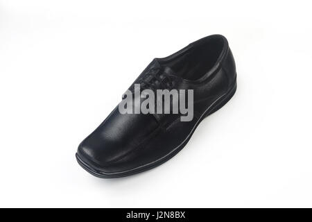 Indian realizzato Scarpe Uomo isolato su bianco Foto Stock