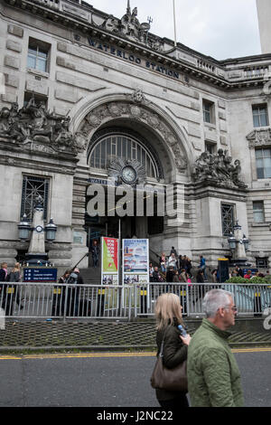 La stazione di Waterloo Foto Stock