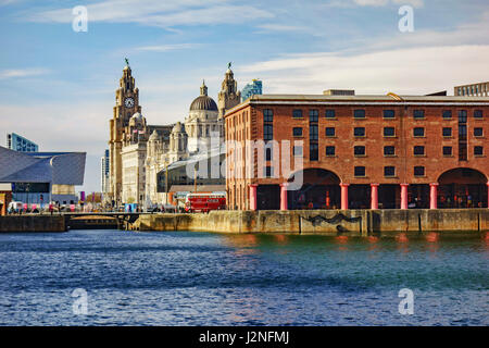 Albert Dock, Liverpool Foto Stock