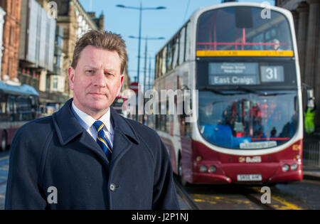 Trasporti per Edimburgo, CEO George Lowder Foto Stock