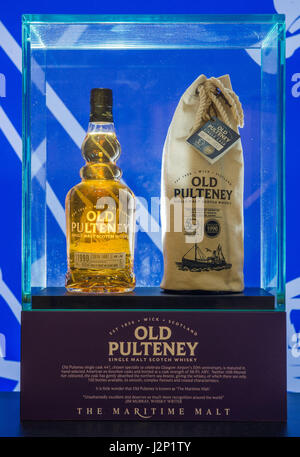 Old Pulteney, Glasgow Airport, World of Whiskies Foto Stock
