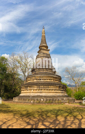 Antica Pagoda di Wat Umong, Chiang Mai, Thailandia Foto Stock