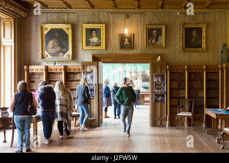 Casa Bridehead interno, Littlebredy, DORSET REGNO UNITO, una maestosa casa utilizzato nella Broadchurch serie TV Foto Stock