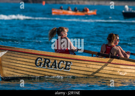 L annuale isole Scilly mondo gig pilota campionati, aprile, 2017 Foto Stock