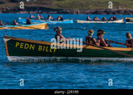 L annuale isole Scilly mondo gig pilota campionati, aprile, 2017 Foto Stock