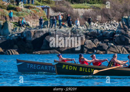 L annuale isole Scilly mondo gig pilota campionati, aprile, 2017 Foto Stock