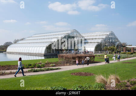 La Glasshouse presso il Royal Horticultural Society's garden at Wisley, Wisley, Surrey, England, Regno Unito Foto Stock