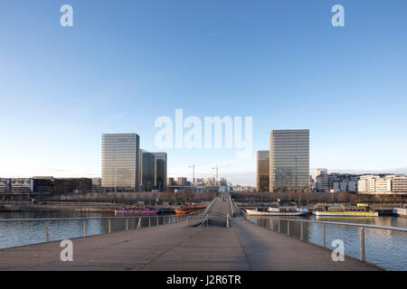 La Bibliothèque nationale de France, la Biblioteca Nazionale di Francia, Parigi, Francia Foto Stock