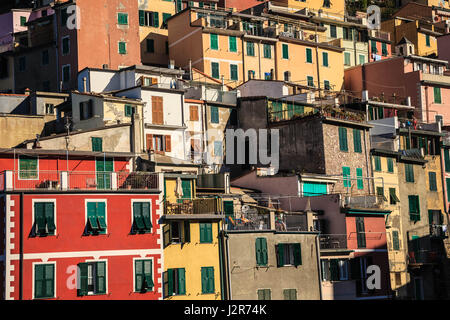 Villaggio colorato Foto Stock