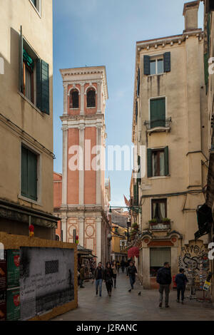 San giovanni crisostomo chiesa nel sestiere di Cannaregio a Venezia. Foto Stock