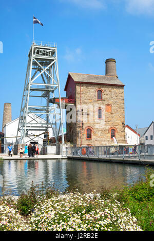 Heartlands Sito Patrimonio Mondiale in piscina vicino a Redruth in Cornwall, Regno Unito Foto Stock