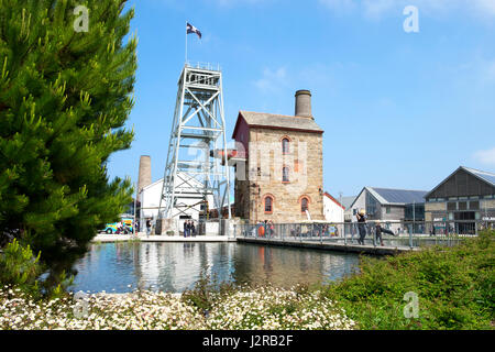 Heartlands Sito Patrimonio Mondiale in piscina vicino a Redruth in Cornwall, Regno Unito Foto Stock