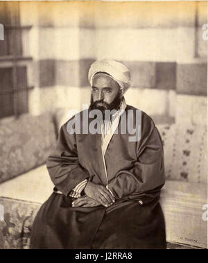 Abd Al Qadir al Djazairi a Damasco,1862 Foto Stock