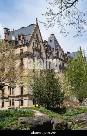 L'unità Dakota Co-op Apartment House, Central Park West, NYC Foto Stock