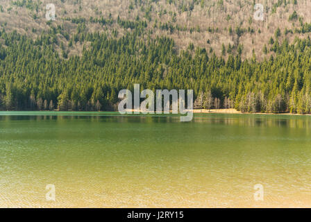 Santa Ana lago vulcanico nella primavera - Romania Foto Stock