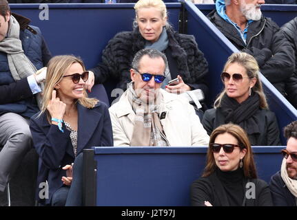 Barcellona, Spagna. 30 apr, 2017. Jaime Marichalar durante il match finale a Barcellona per aprire il torneo di tennis a Barcellona, Spagna, domenica 30 aprile, 2017. Credito: Gtres Información más Comuniación on line,S.L./Alamy Live News Foto Stock