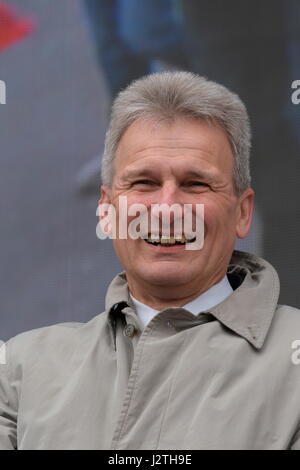 Vienna, Austria. 1st maggio, 2017. Il tradizionale maggio della SPÖ Vienna si terrà il giorno dei lavori sotto il motto "libertà, uguaglianza, giustizia, solidarietà”. Nell'immagine ÖGB Presidente Erich Foglar(SPÖ) Credit: Franz PERC/Alamy Live News Foto Stock