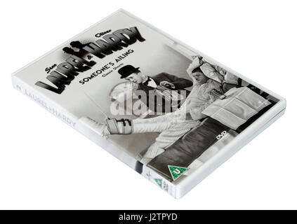Qualcuno è malata: Un Laurel e Hardy DVD di cortometraggi Foto Stock